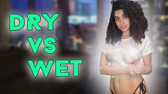 [4K] Transparent Clothes Haul | Dry vs Wet with Curlу (2024) #1