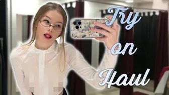 [4K] New TRANSPARENT Try On With Diana Rider | See Through Haul 2024 #1