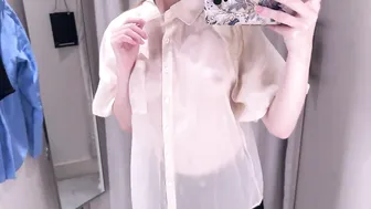 [4K] New TRANSPARENT Try On With Diana Rider | See Through Haul 2024 #3