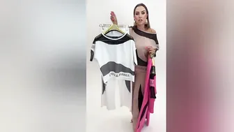 Transparent Clothes with Sophia | See-Through Try On Haul At The Mall [4K] #5