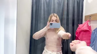 [4K] Transparent Try on Haul | See Through No Bra Trend with Maryana #4