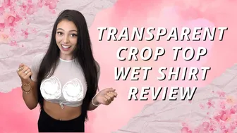 Transparent White Crop Top Shirt Review 2024 [4k]