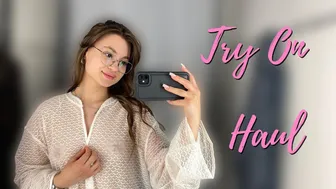 [4K] Transparent Clothing Try On Haul | New Things In Today's Review Try-on Haul #1