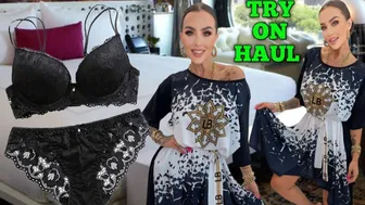 4K Neon Transparent Fishnet Dresses Try On Haul | Sophia | Petite Body | Mirror View