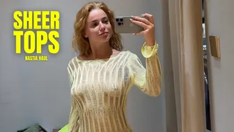 See-Through Try On Haul | Transparent Lingerie and Clothes | Try-On Haul At The Mall