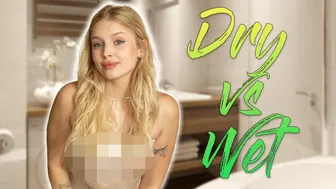 [4K] Wet vs Dry Challenge | Transparent Clothes Haul with Sophia (2024)