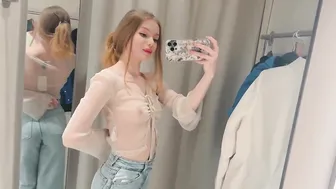 [4k] Transparent Try on Haul | See Through Trend 2024 ft. Diana Rider ♥️♥️ #3