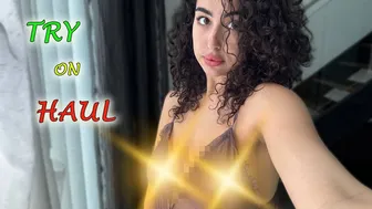 Mesh Negligee | Curly's Comparison of Try on Haul Conditions | Experimenting