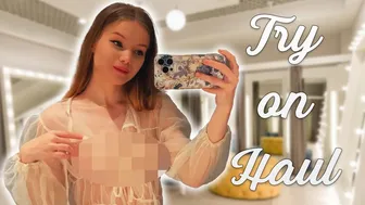 4K TRANSPARENT SEE THROUGH TREND 2024 WITH DIANA RIDER | TRY-ON HAUL #1