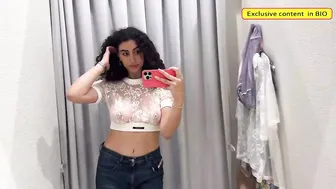 Transparent Clothes & No Bra Try On Haul | See-Through Styles [4K] #3