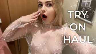 [4K] Transparent Clothes Haul | Try on Haul with Maryana (2024)