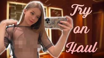 4K TRANSPARENT Try-On Haul Review ♥️♥️ Diana Rider #1