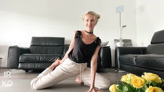 FULL BODY WORKOUT AT HOME WITHOUT EQUIPMENT AND WITHOUT CELLULITE.STRETCHING with Irina Kovych #3