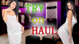 Transparent Clothing. Try On Haul | Curly Girl #1