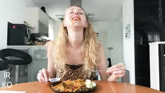 Live Stream of My Lunch. Girl is Eating #3