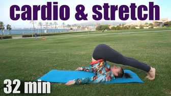 Quick cardio and then stretch and relax!