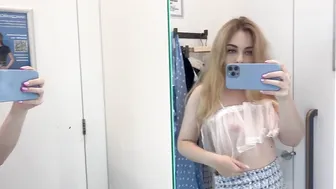 [4K] New Transparent Try on Haul - Sheer Tops #3