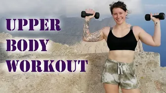 12 min Upper Body Workout with DUMBBELLS