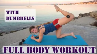 20 min FULL BODY WORKOUT with DUMBBELLS #1