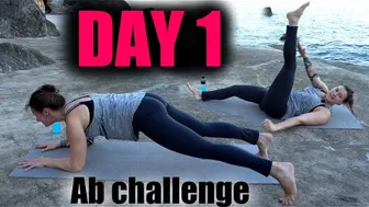 7 Day Ab Challenge - DAY 1