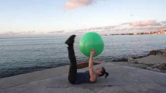 23 min STABILITY BALL Workout: Full Body #3