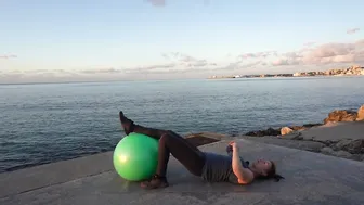 23 min STABILITY BALL Workout: Full Body #4