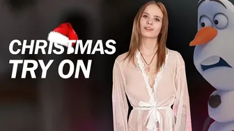 Trying on Christmas Costumes: The Most beautiful Looks #1