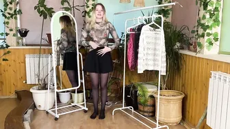 Try On and Review Transparent Sweatshirts with nothing underneath #3