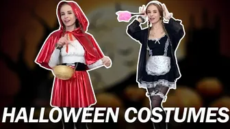 Trying on Halloween Costumes: The Most beautiful Transformations