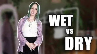 Wet vs Dry: try on wet tops