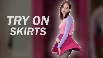 Try on skirts: Just watch how they rise in the wind!