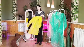 Rainy Day Fashion Show: Try on Stylish Raincoats #2