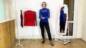 Trying on Transparent Long Sleeves WITH A SURPRISE #4