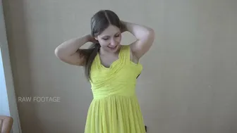 RAW: Kristina tries on dresses