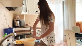 Cute girl cooks #2