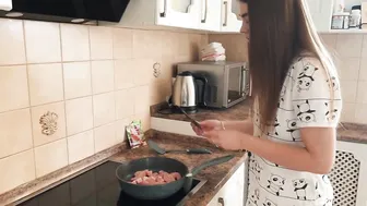 Cute girl cooks #5