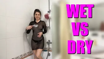 wet vs dry clothing experiment