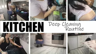 Kitchen DEEP Cleaning Routine | Clean with me | ????