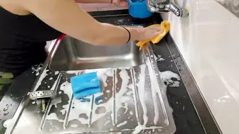 CAMO KITCHEN CLEANING! #3