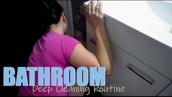 Bathroom DEEP Cleaning Routine | Daily routines 2023 | Thong Slip