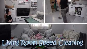 Living Room Speed Cleaning Routine | Clean with me 2023 #1