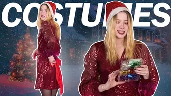 DIY Christmas costumes: The most open and daring outfits #1