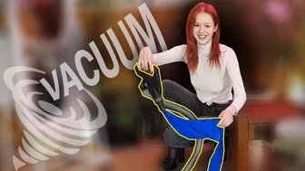 Vacuuming in high heels | Oops! I sucked in my tights????