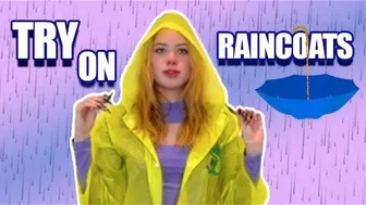 Rainy Day Runway: Stylish Raincoat Try-On Haul