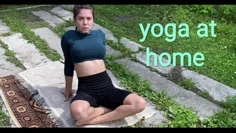 Flexibility Stretch Yoga Routine Outdoor