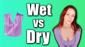 WetVsDry vests: wet challenge #1