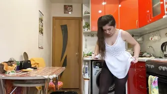 TRY ON MANY TIGHTS #4