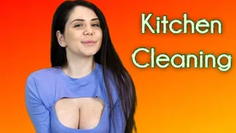 Let's clean the kitchen with me #1