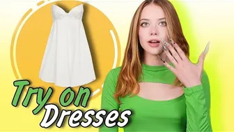 Fashion Fiesta: Experimenting with New Dresses | TRY ON