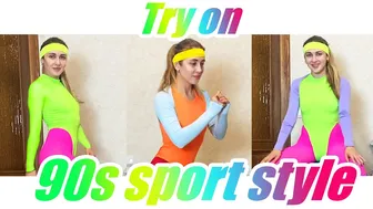 Time Travel to the 90s: Epic Sport Style Try-On Haul You Can't Miss! #1